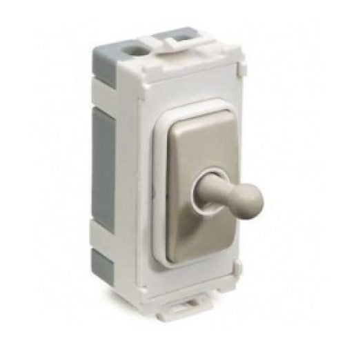 Schneider Ultimate Pearl Nickel Intermediate Toggle Grid Module GUG10ITWPN Available from RS Electrical Supplies