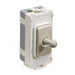 Schneider Ultimate Pearl Nickel Intermediate Toggle Grid Module GUG10ITWPN Available from RS Electrical Supplies