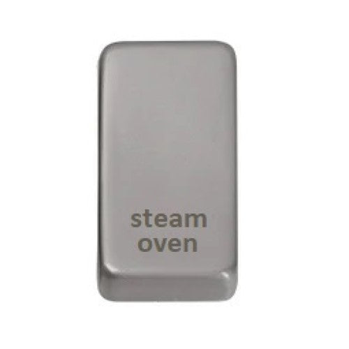 Schneider Ultimate Pearl Nickel Steam Oven Rocker Cap GUGRSOPN Available from RS Electrical Supplies