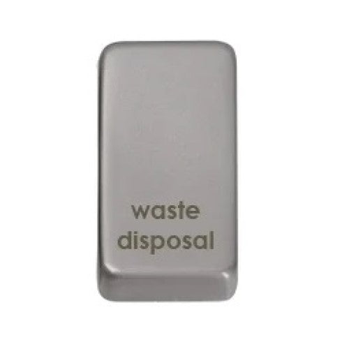Schneider Ultimate Pearl Nickel Waste Disposal Rocker Cap GUGRWDPN Available from RS Electrical Supplies
