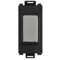 Schneider Ultimate Polished Chrome 2 Way Retractive Centre Off Grid Module GUG202OCBMS Available from RS Electrical Supplies