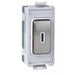 Schneider Ultimate Stainless Steel 20A DP Key Grid Module GUG20DPKWSS Available from RS Electrical Supplies