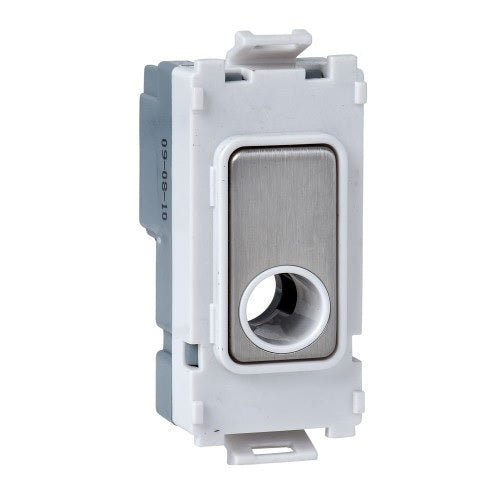 Schneider Ultimate Stainless Steel Flex Outlet Grid Module GUG16COWSS Available from RS Electrical Supplies