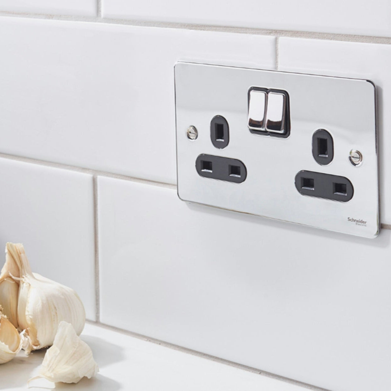 Schneider Screwed collection available from RS Electrical Supplies