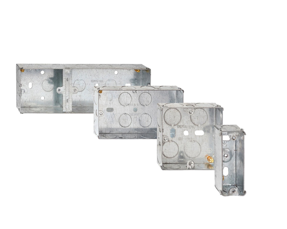 Scolmore Dual Accessory 35mm Back Box WA099 | RS Electrical Supplies