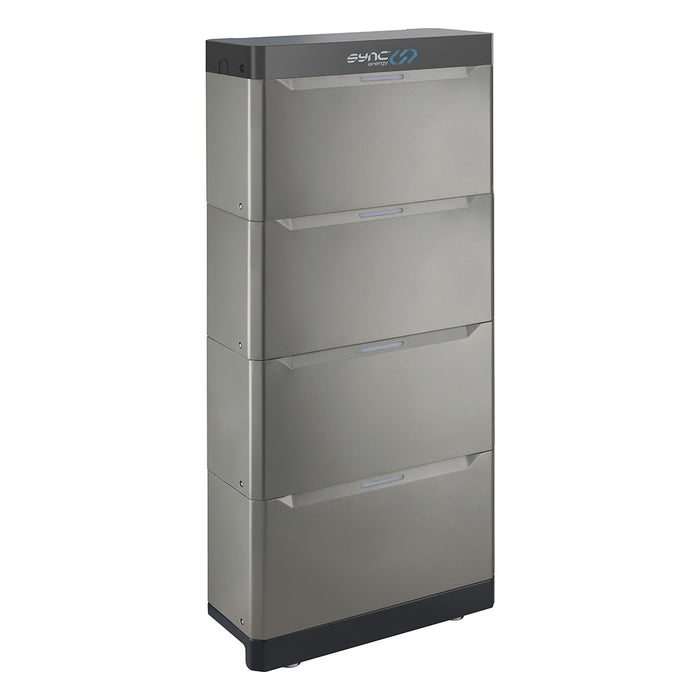 Metal storage cabinet with four drawers on a white background