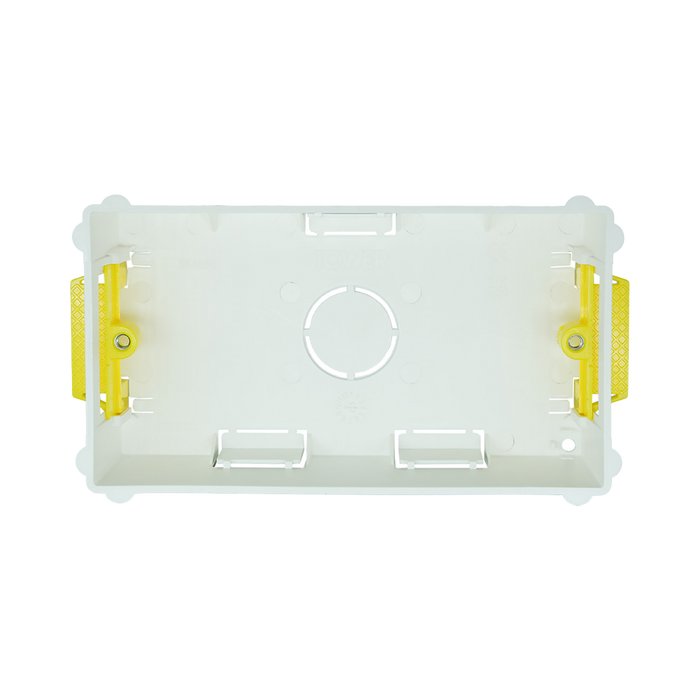 Deta Tower 2 Gang 35mm Lipless Dry Lining Box TDL3592 - product view