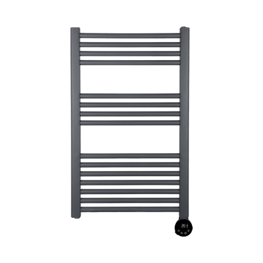 Masterplug Thermaline 500W grey heated towel rail – front view