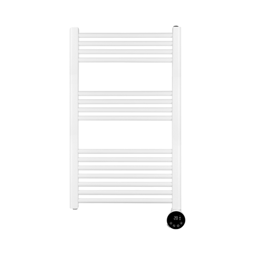 Masterplug Thermaline 500W white heated towel rail – front view