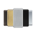 BG Grid Brushed Steel unprinted rocker cap colour range with Brushed Steel at the front