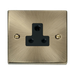 Click Deco Antique Brass 5A Unswitched Socket VPAB038BK