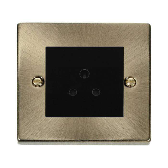 Click Deco Antique Brass 5A Unswitched Socket VPAB038MBK