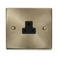 Click Deco Antique Brass 2A Unswitched Socket VPAB039BK