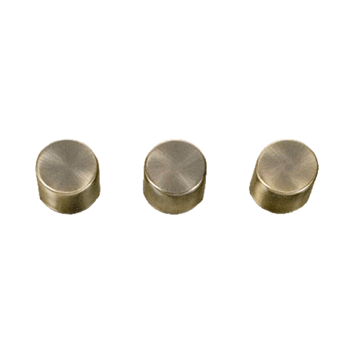 Front view of Click Deco Antique Brass 3G LED Dimmer Switch
