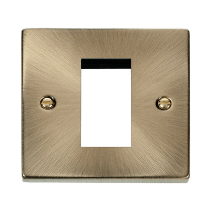 Click Deco Antique Brass 1G Euro Plate VPAB310