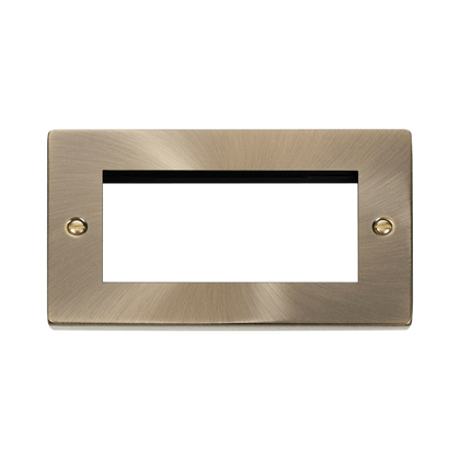 Click Deco Antique Brass 4G Euro Plate VPAB312