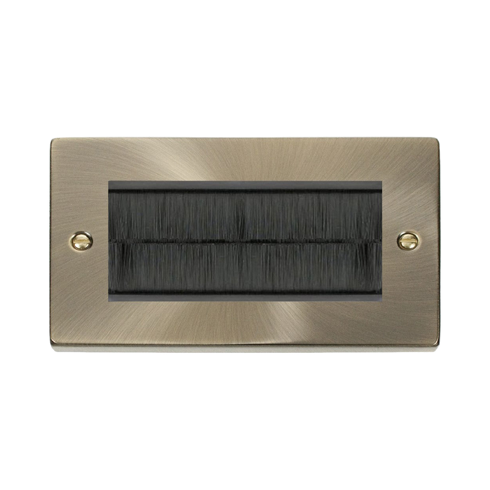 Click Deco Antique Brass 4G Cable Brush Outlet VPAB4BRUSHBK