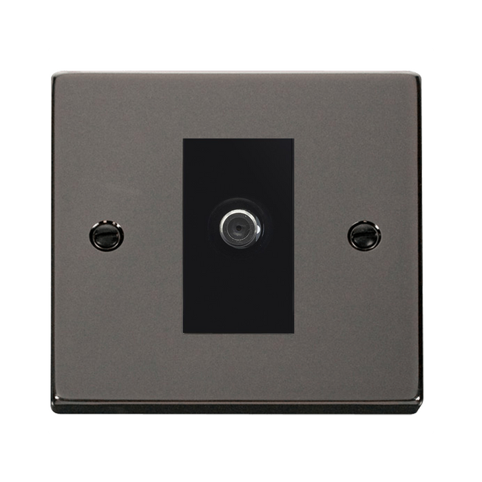 Click Deco Black Nickel Satellite Socket VPBN156MBK