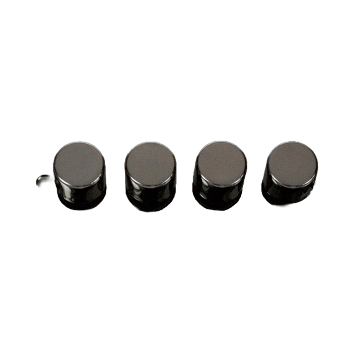 Front view of Click Deco Black Nickel 4G LED Dimmer Switch