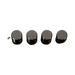 Front view of Click Deco Black Nickel 4G LED Dimmer Switch