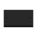 Click Deco Matt Black Double Blank Plate VPMB061