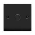 Click Deco Matt Black 1G LED Dimmer Switch VPMB161