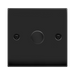 Click Deco Matt Black 1G LED Dimmer Switch VPMB161