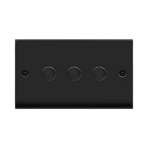 Click Deco Matt Black 3G LED Dimmer Switch VPMB163