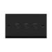 Click Deco Matt Black 3G LED Dimmer Switch VPMB163