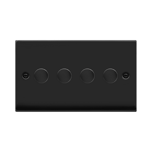 Click Deco Matt Black 4G LED Dimmer Switch VPMB164