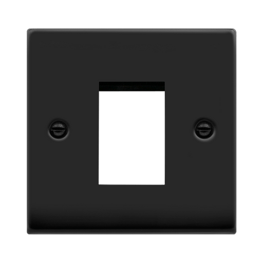 Front view of Scolmore VPMB310 New Media Euro plate
