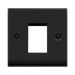 Front view of Scolmore VPMB310 New Media Euro plate