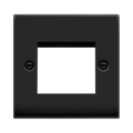Front view of Scolmore VPMB311 New Media Euro plate
