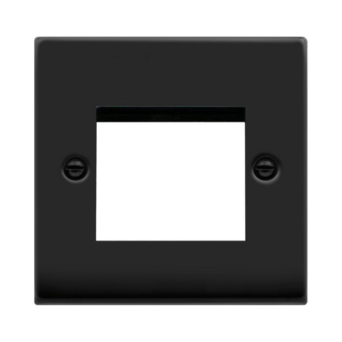 Front view of Scolmore VPMB311 New Media Euro plate
