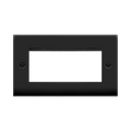 Front view of Scolmore VPMB312 New Media Euro plate