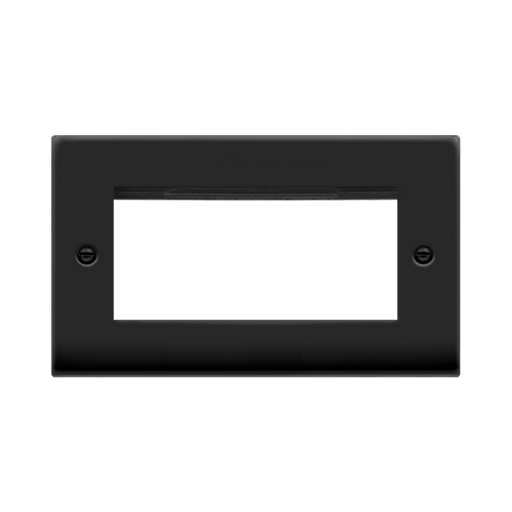Front view of Scolmore VPMB312 New Media Euro plate