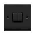 Click Deco Matt Black 2W & Intermediate Switch VPMB4125BK