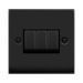 Click Deco Matt Black 3G Light Switch VPMB413BK