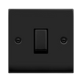 Click Deco Matt Black Intermediate Switch VPMB425BK