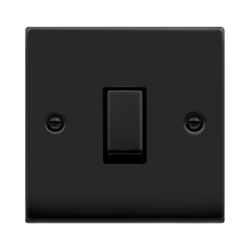 Click Deco Matt Black Intermediate Switch VPMB425BK