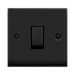 Click Deco Matt Black Intermediate Switch VPMB425BK