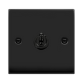 Click Deco Matt Black 1G Intermediate Toggle Switch VPMB425