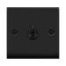 Click Deco Matt Black 1G Intermediate Toggle Switch VPMB425