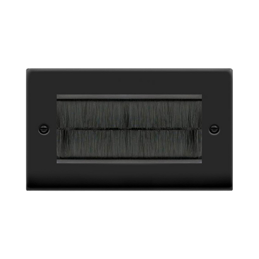 Click Deco Matt Black 4G Cable Brush Outlet VPMB4BRUSHBK