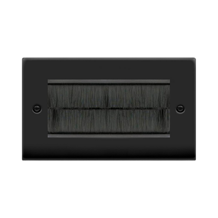Click Deco Matt Black 4G Cable Brush Outlet VPMB4BRUSHBK