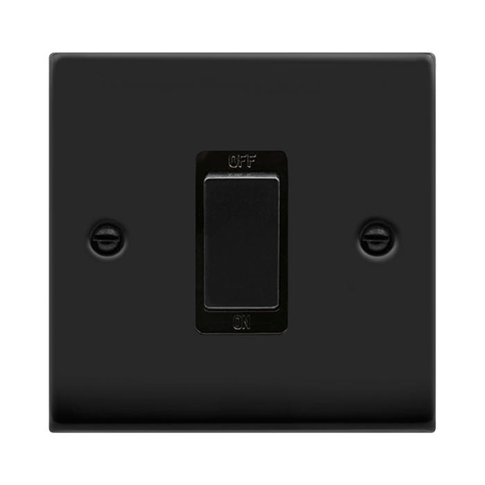 Click Deco Matt Black 45A Cooker Switch VPMB500BK