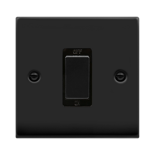 Click Deco Matt Black 45A Cooker Switch VPMB500BK