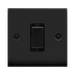 Click Deco Matt Black 45A Cooker Switch VPMB500BK