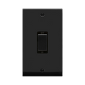 Click Deco Matt Black 45A Cooker Switch VPMB502BK