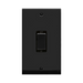 Click Deco Matt Black 45A Cooker Switch VPMB502BK